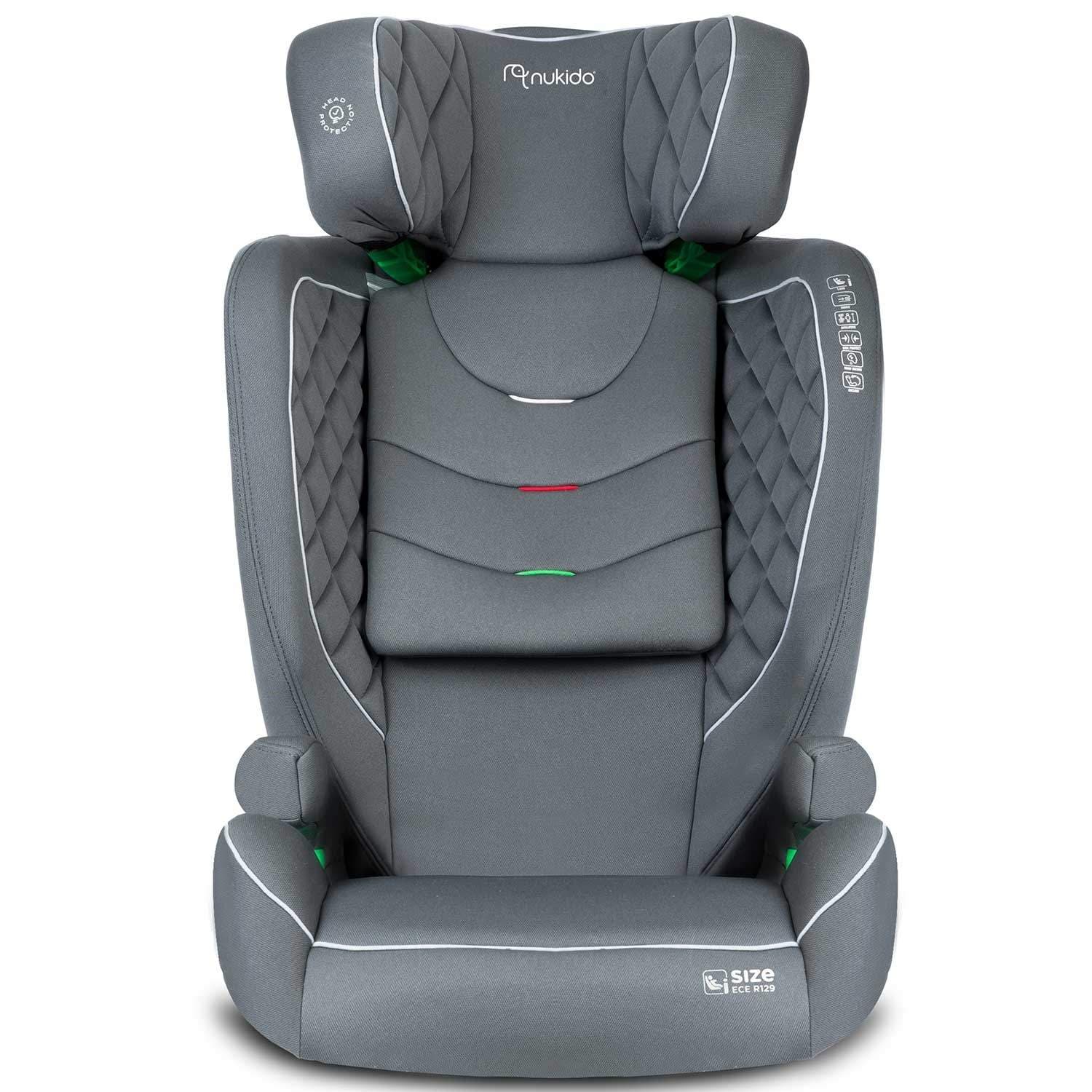 Autostol Nukido Louis Grå 15-36 kg ISOFIX view 2