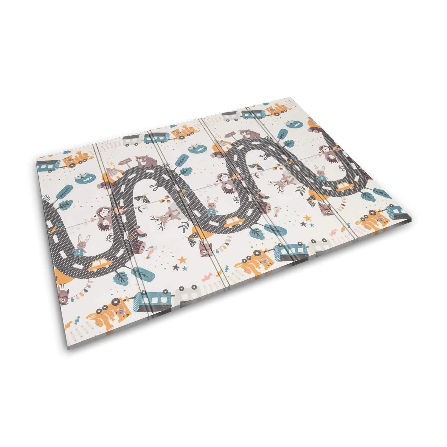 Foldbar skumlegemåtte 200x150 cm – Vendbar, Tyk view 2