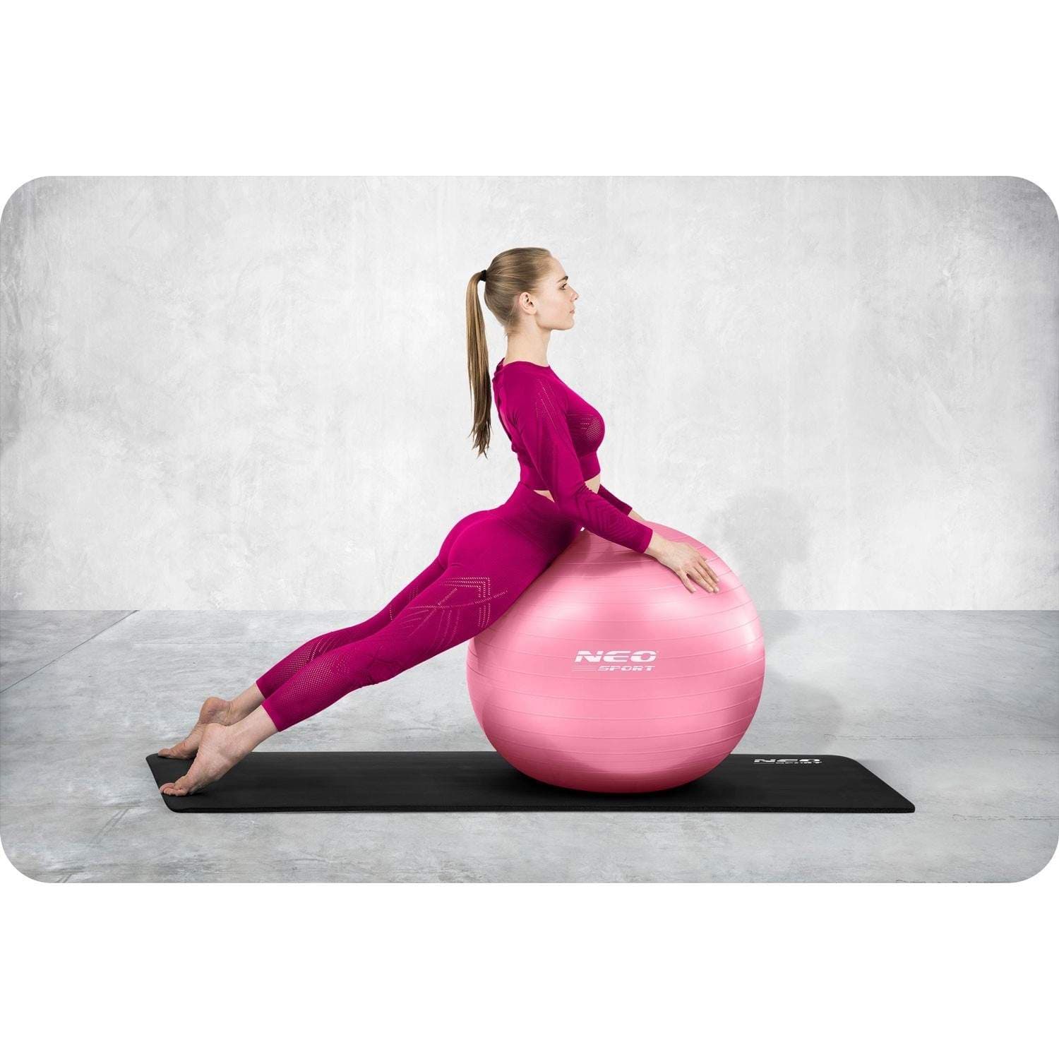 Træningsbold 55 cm NS-950 Pink view 2
