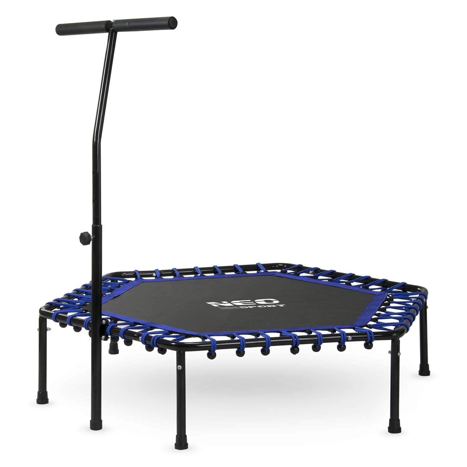 Fitness Trampolin med håndtag 127 cm Neo-Sport - Hexagonal Blue view 2