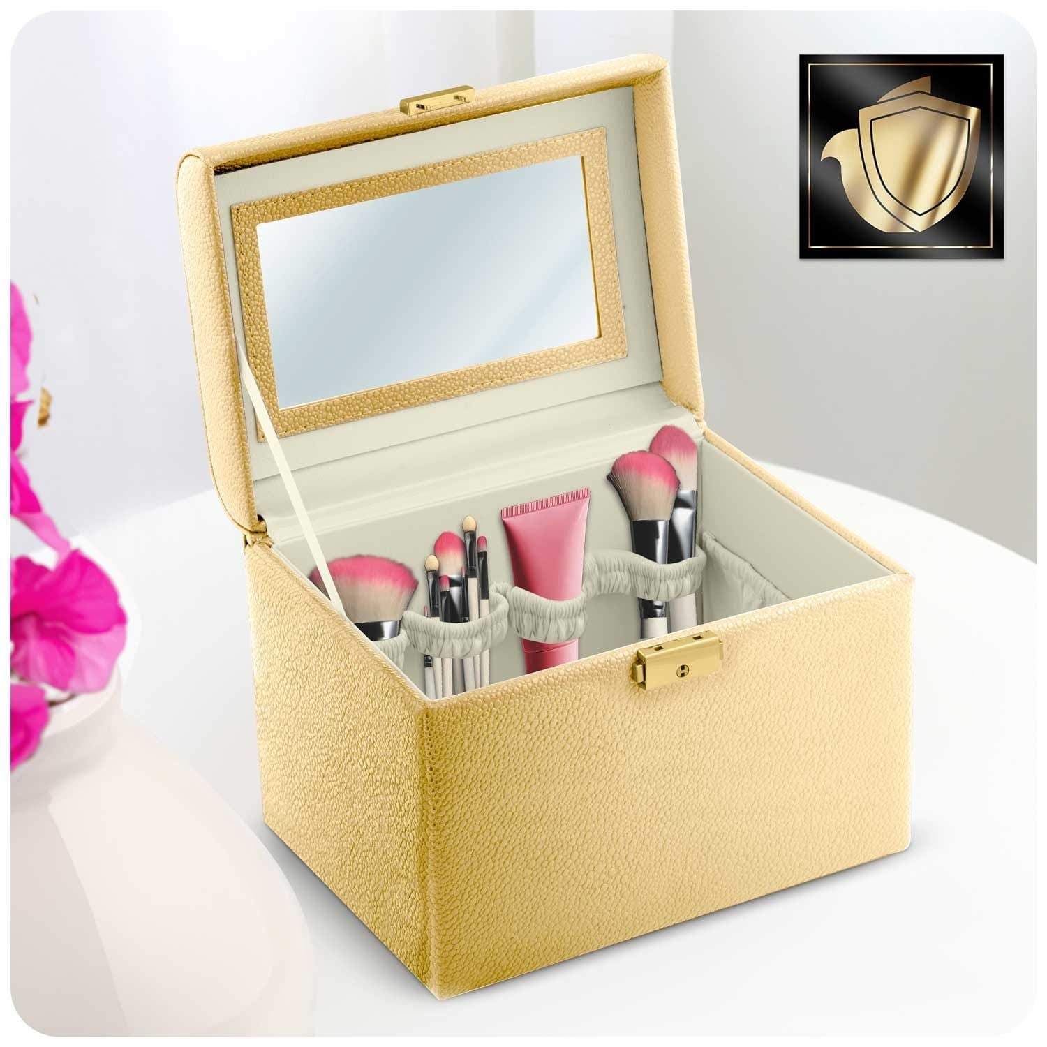 Elegant guld kosmetisk etui Massido MS-706 view 2