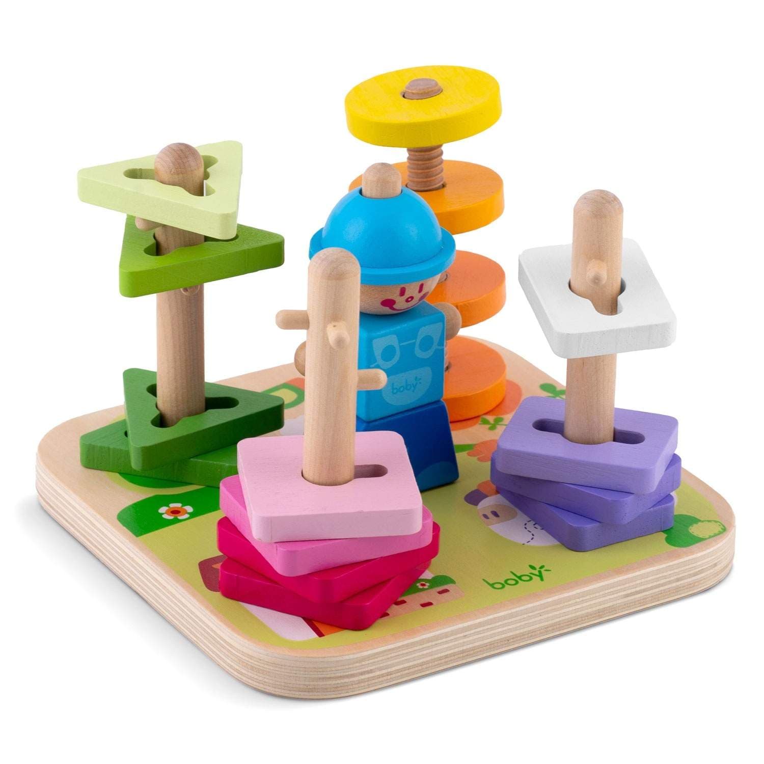 Træ sorteringslegetøj - puslespil RK-866 Ricokids view 2