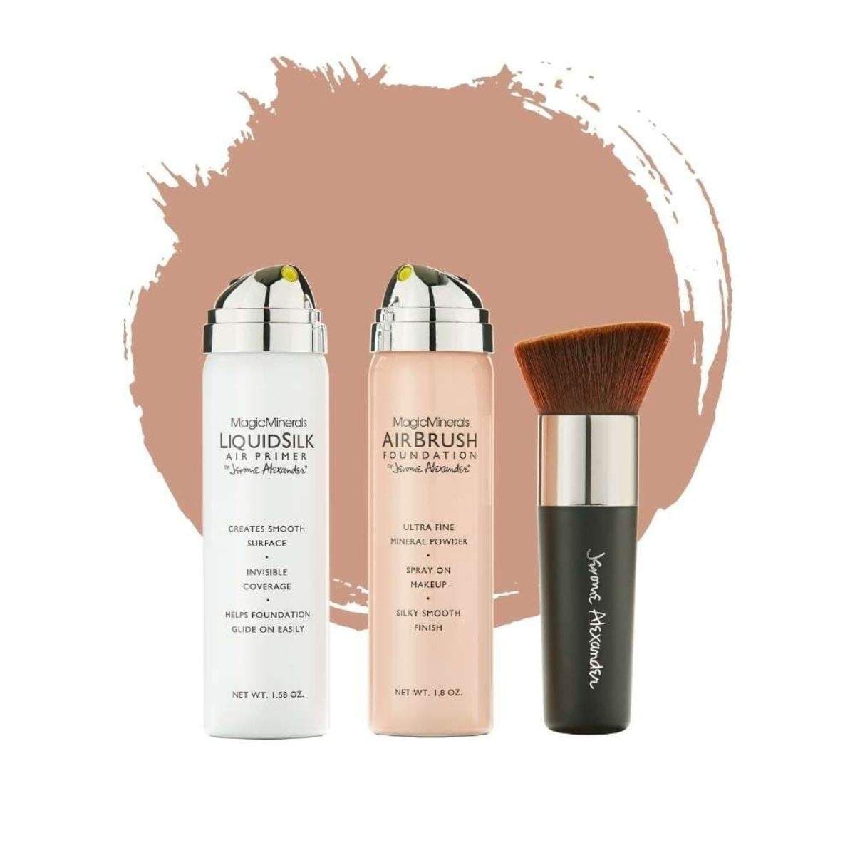 AirBrush Foundation 3stk - Varm/Beige