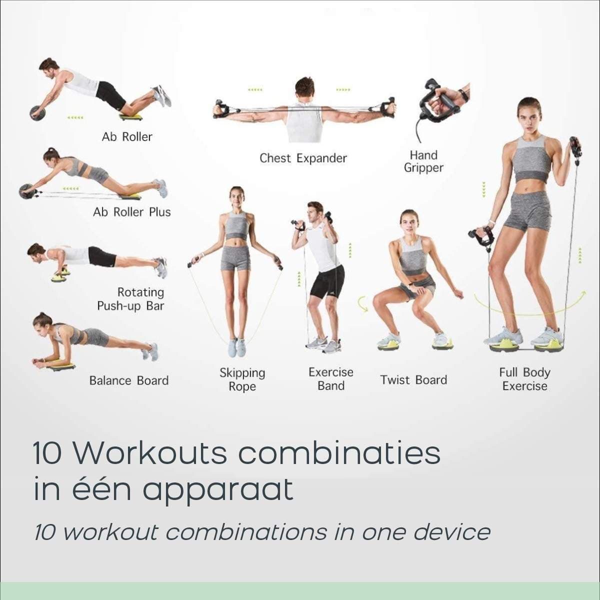 Wonder Core Genius - 10-i-1 fitnessenhed view 2