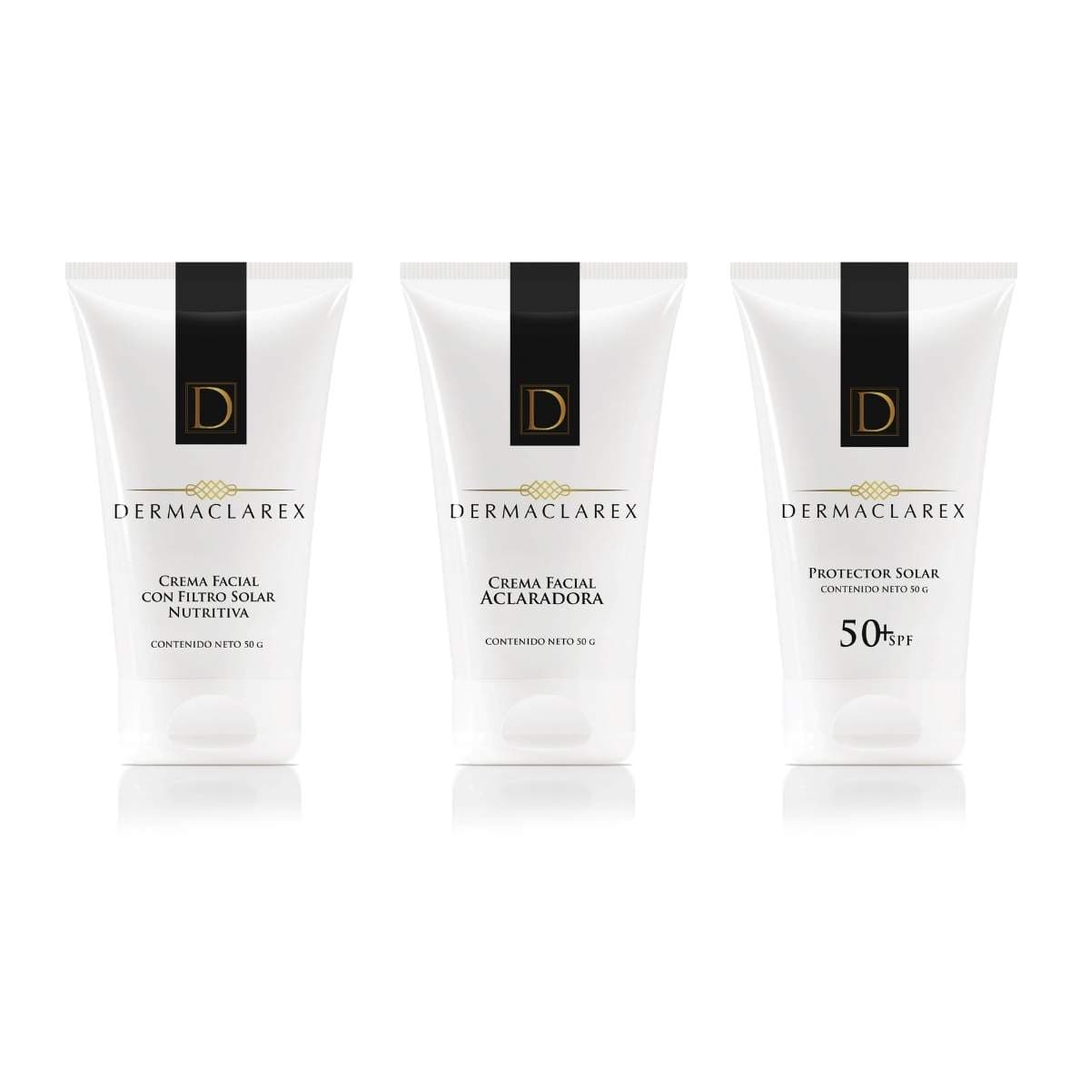 Dermaclarex - Dag- og natcreme + SPF50 - sæt med 3