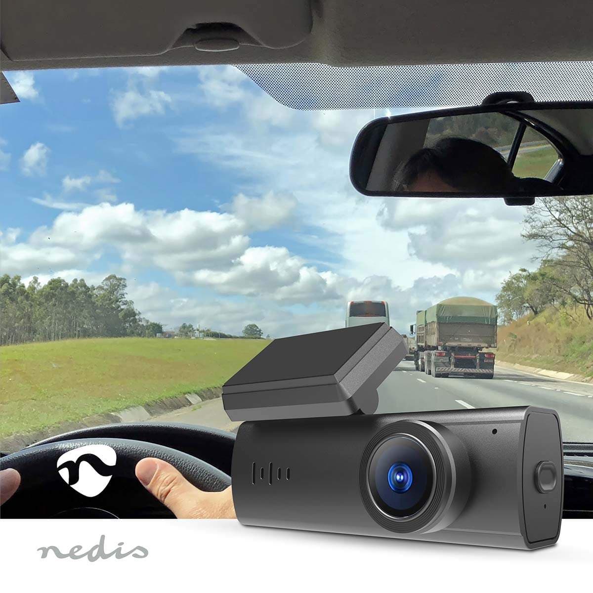 Dash Cam | 1080p@30fps | 2 MPixel | Wi-Fi | LCD | Natteudsigt | Sort view 2