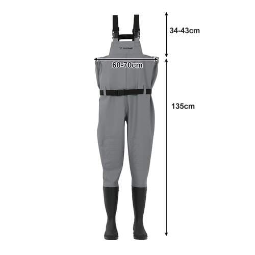 Fishing Waders PVC – Vandtæt, skridsikker, størrelse 41 view 2