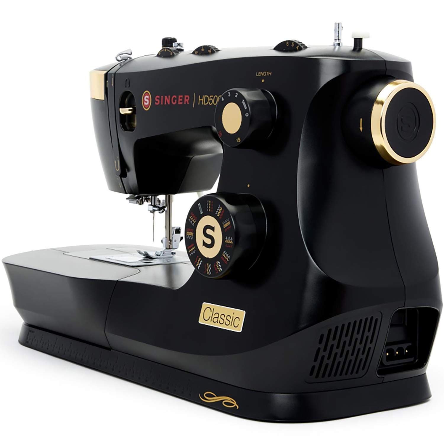 Symaskine HD500 – 32 sømme, Heavy-Duty, Sort view 2