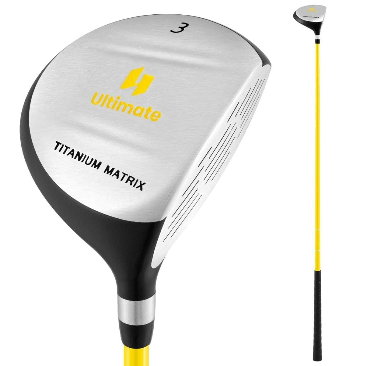 Junior 3 Fairway Wood – 34"" glasfiberskaft, 8-10 år