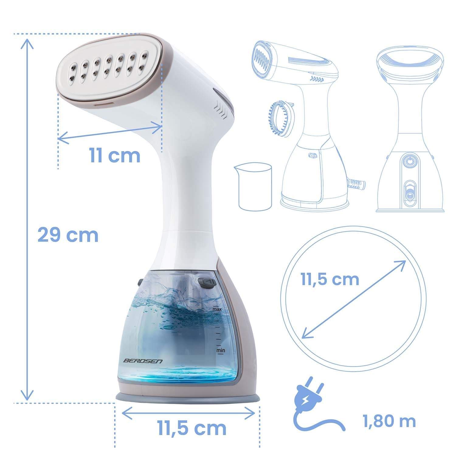Tøjdamper 1500W – Hurtig rynkefjernelse view 2