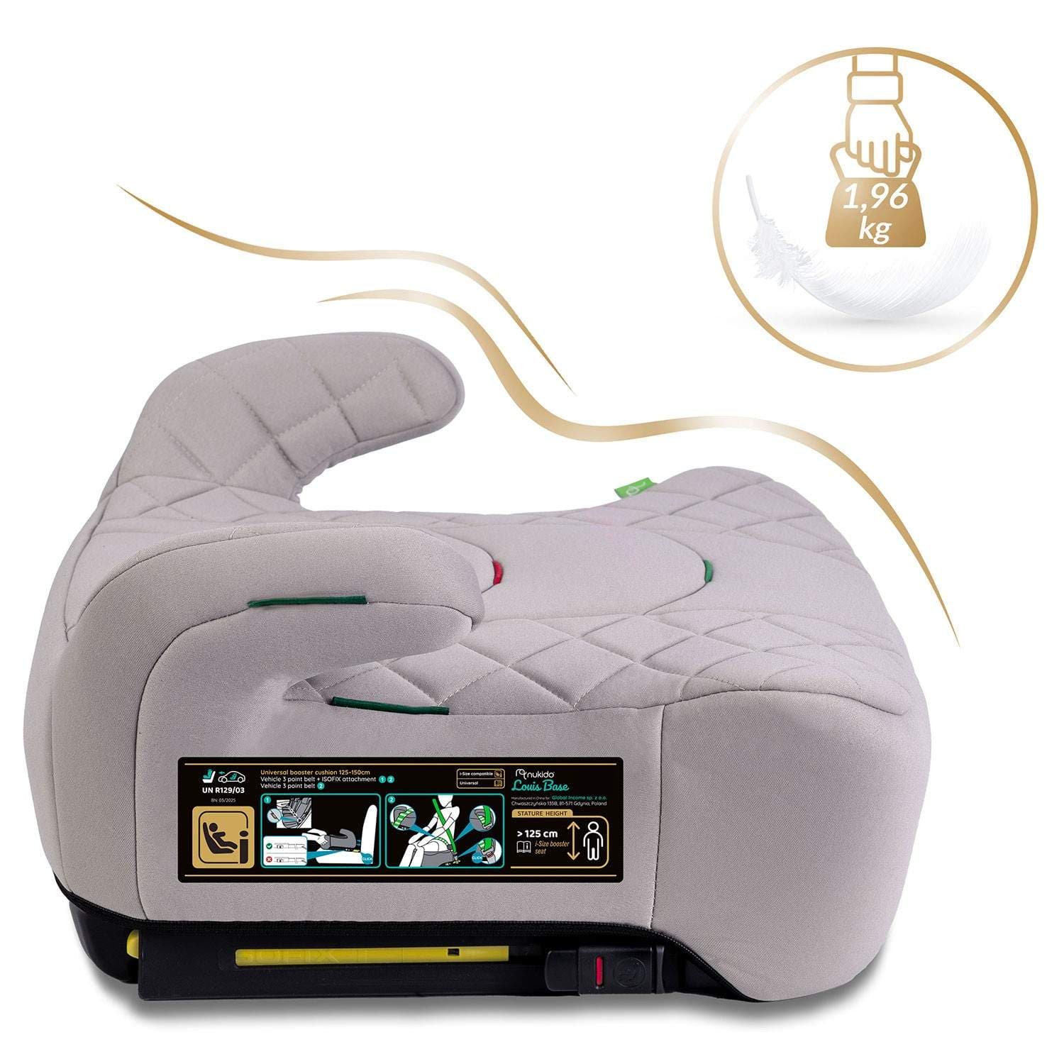 Autopudesæde, Isofix 22-36 kg, Komfortabelt design view 2