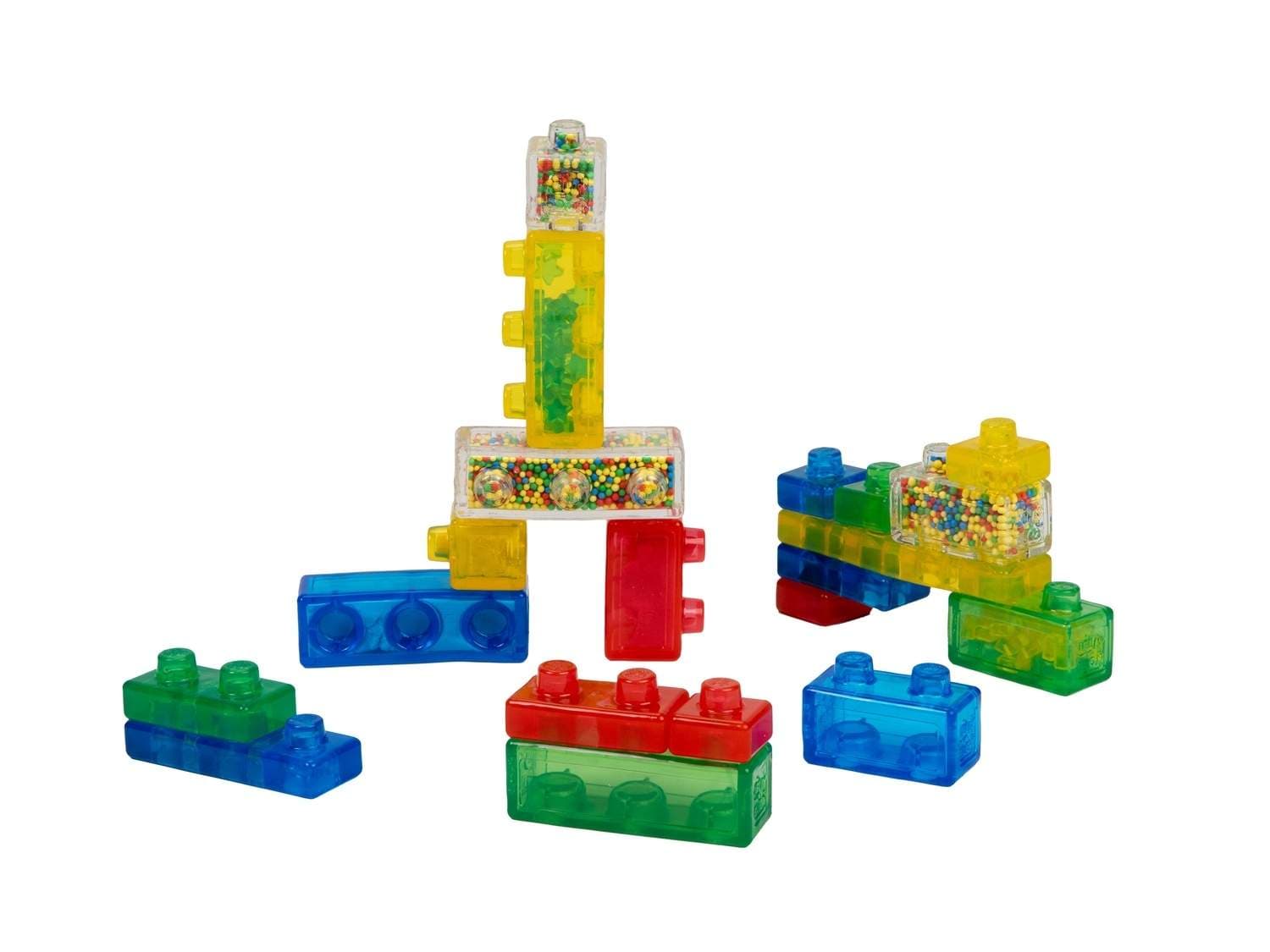 Jelly Blox Kreativt Sæt, 20 Sensoriske Byggeklodser