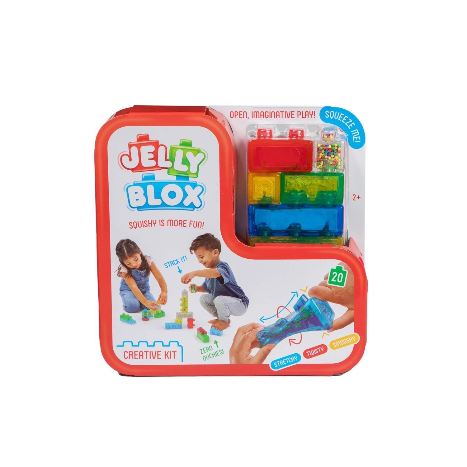 Jelly Blox Kreativt Sæt, 20 Sensoriske Byggeklodser view 2