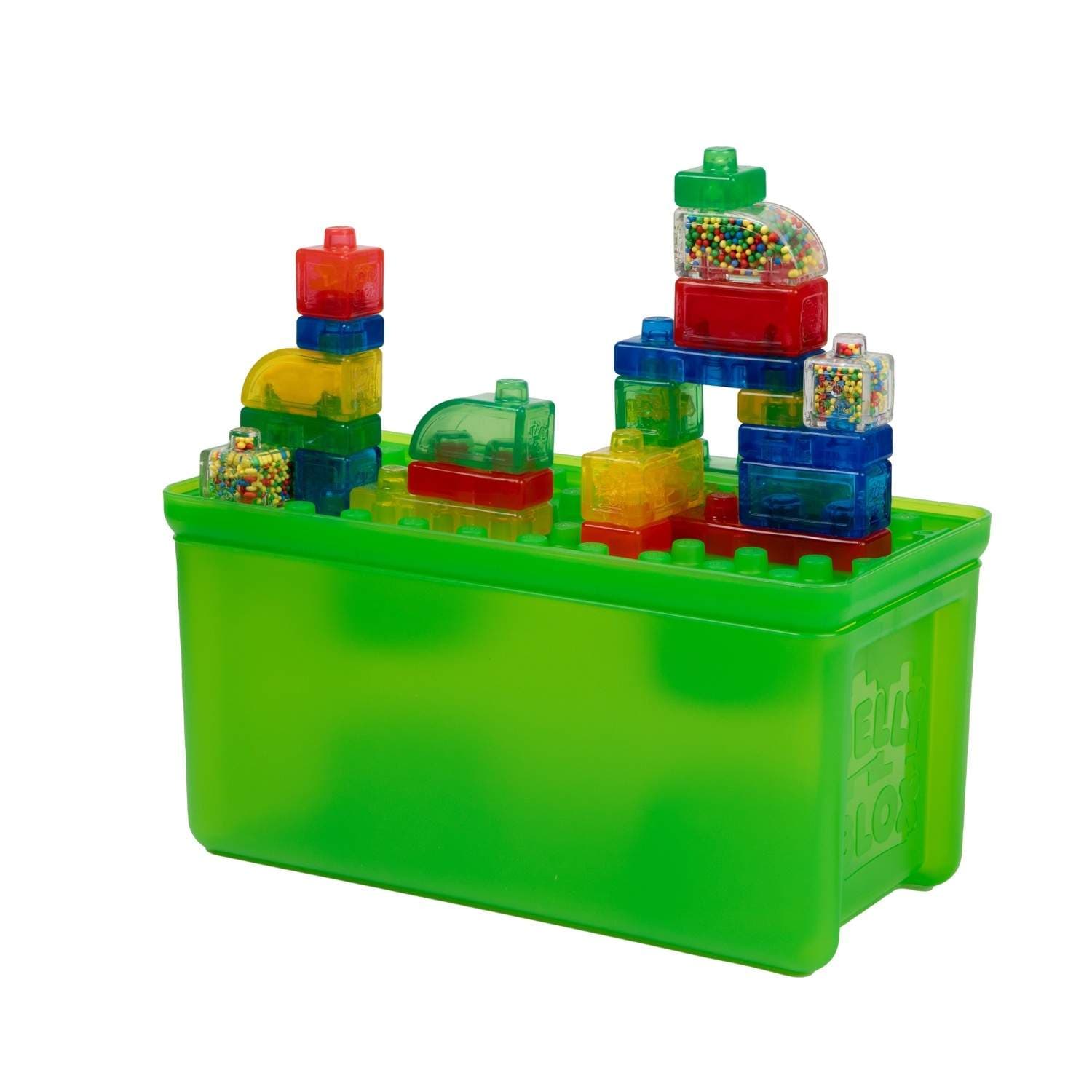 Jelly Blox byggeklodser sæt, 30 dele med opbevaringskasse view 2