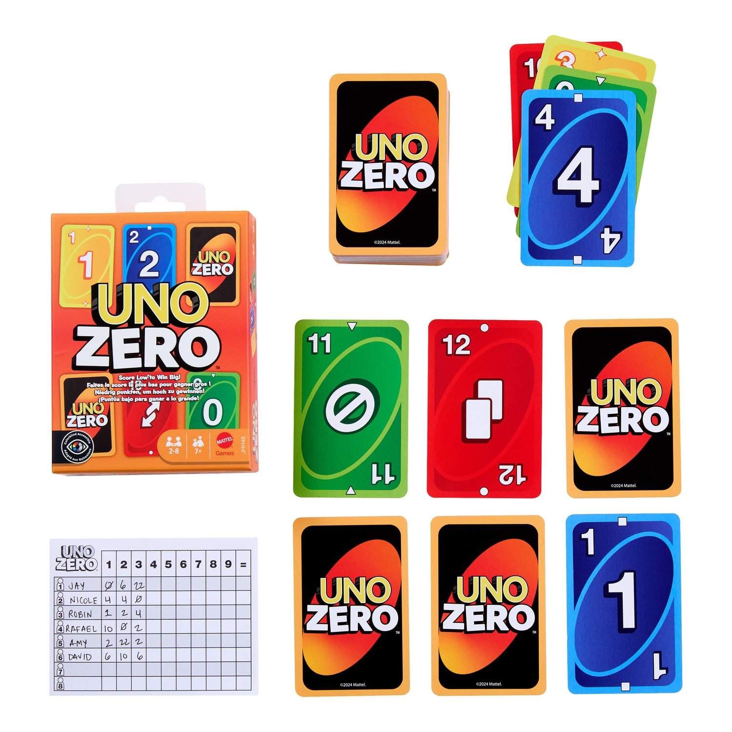 UNO Zero Kortspil, Strategisk Twist, 112 Kort Sæt