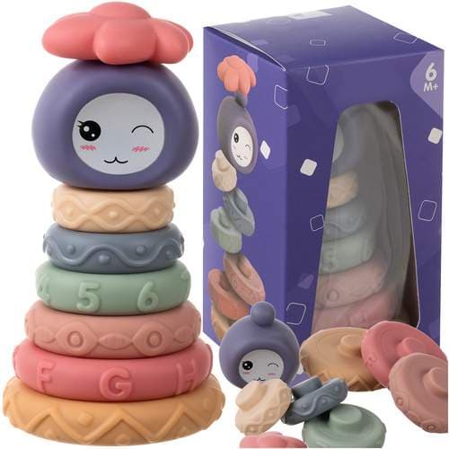 Bløde sanseklodser til babyer, giftfri, 8 stk.