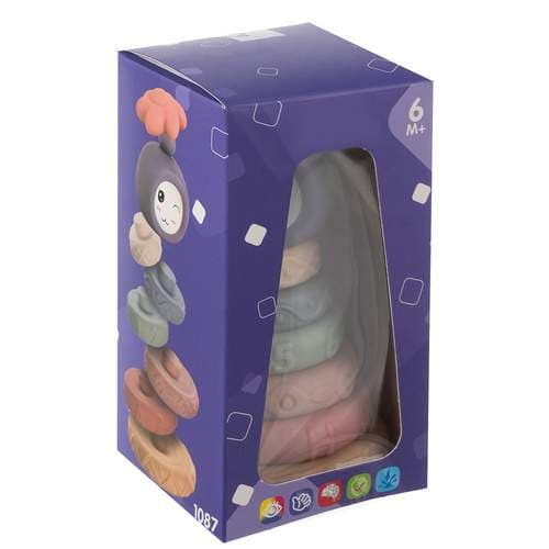 Bløde sanseklodser til babyer, giftfri, 8 stk. view 2