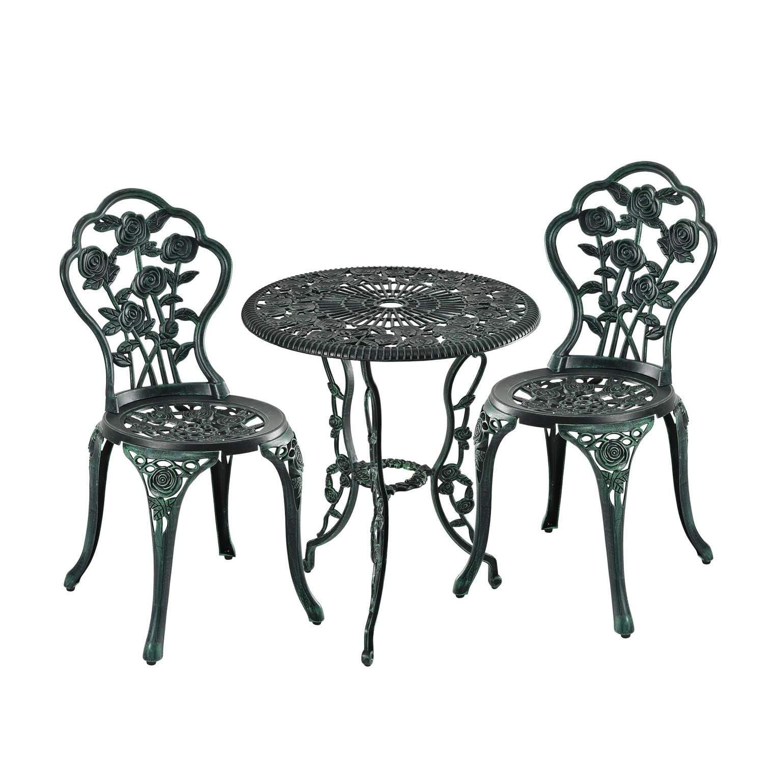Havemøbelsæt – Vintage Design, Støbt Aluminium