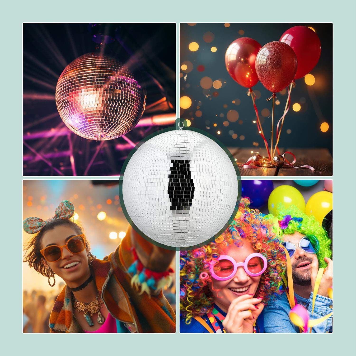 Discobold 50 cm – Loftophæng til festvibes view 2