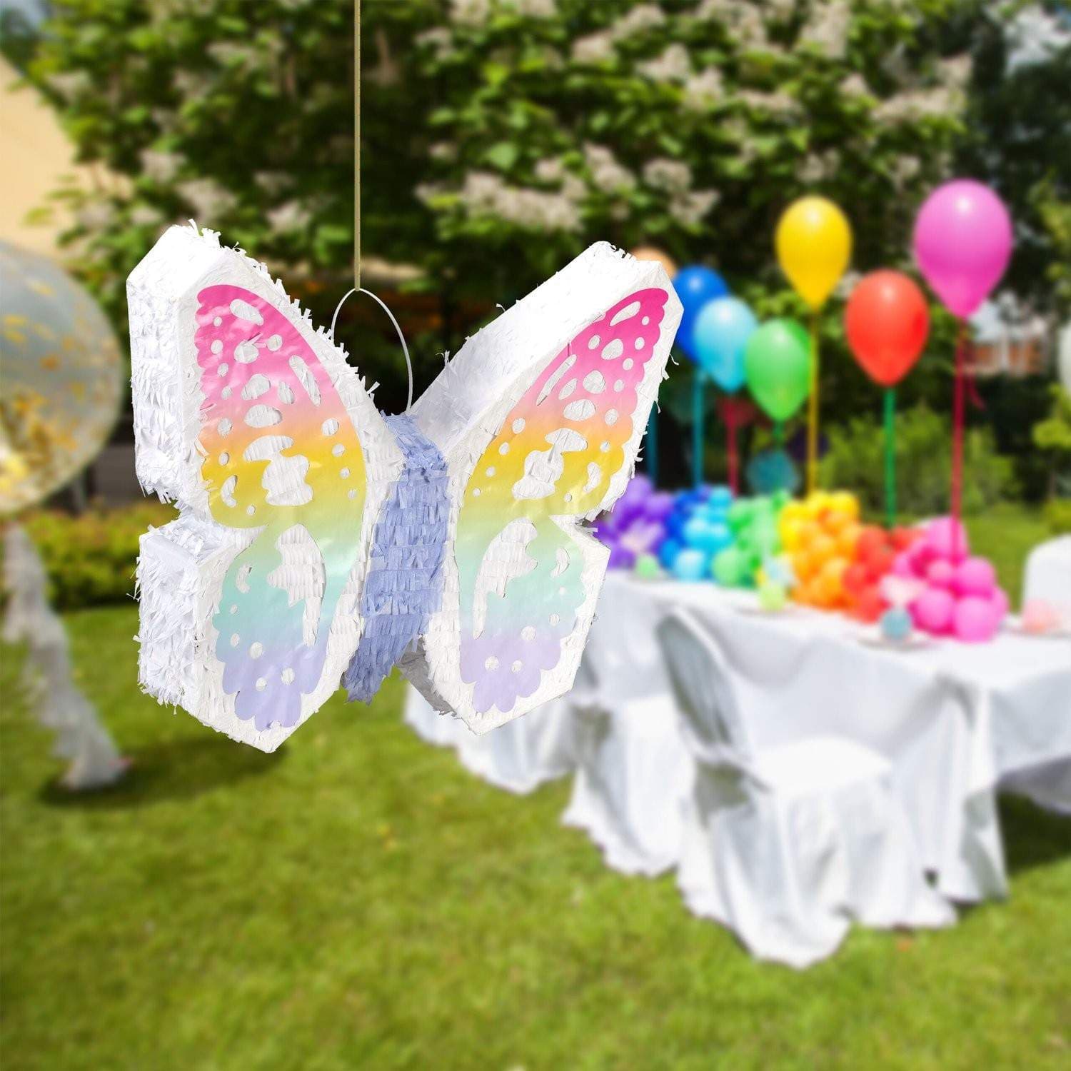 Sommerfugle Piñata til børns fødselsdagsfester view 2