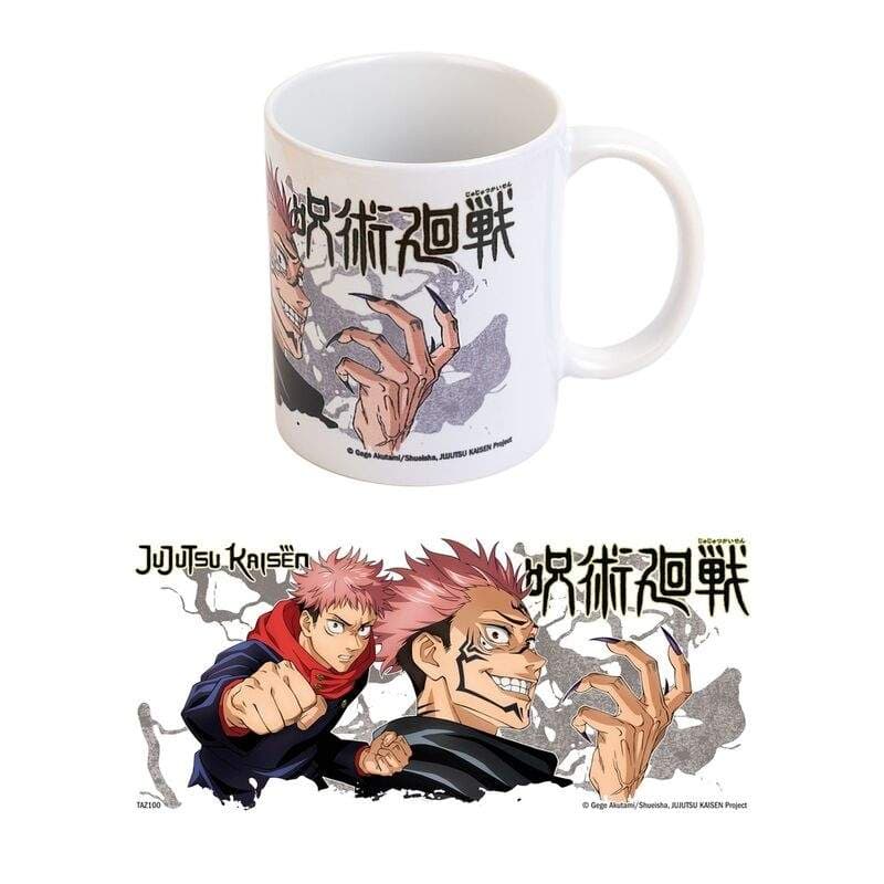 Jujutsu Kaisen krus 350 ml med Yuji og Sukuna Design