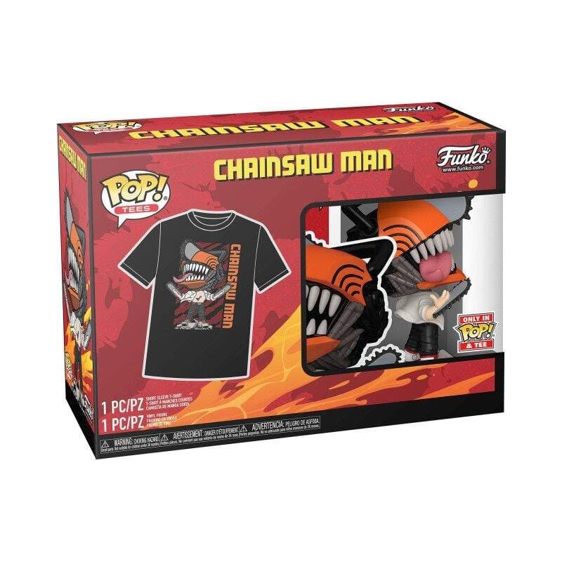 Motorsavsmand springende figur med Pop & Tee-design view 2