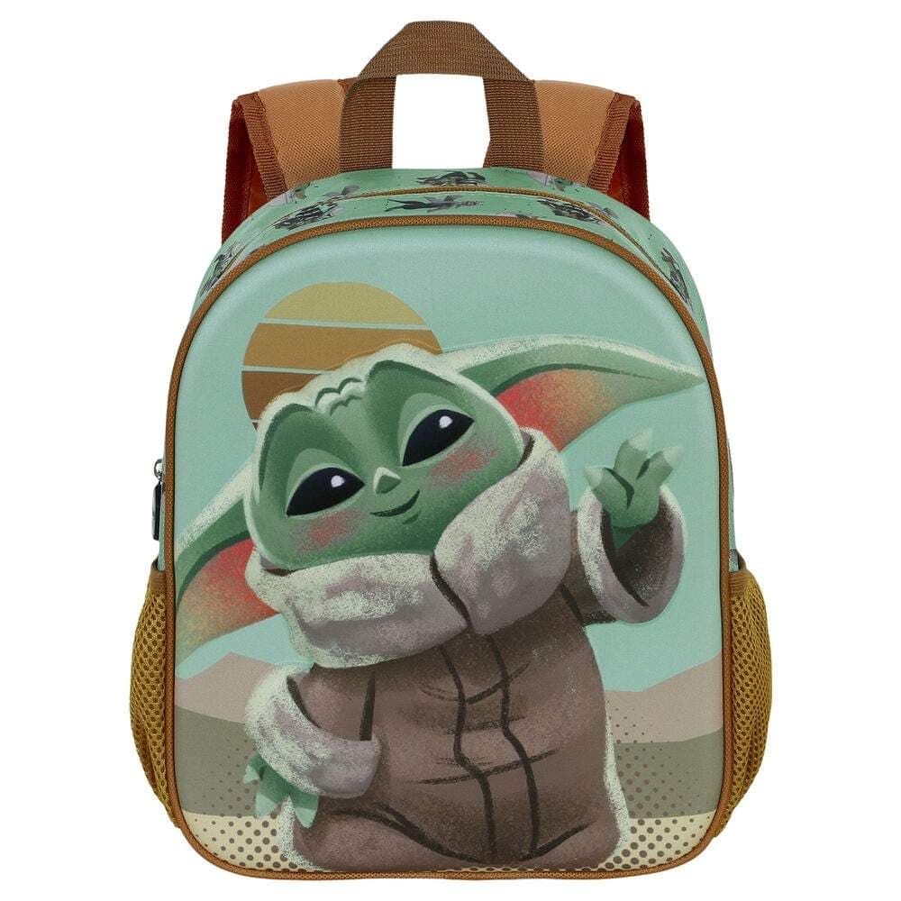 Mandalorian Grogu 3D-rygsæk, 31 cm størrelse, skoletaske til børn
