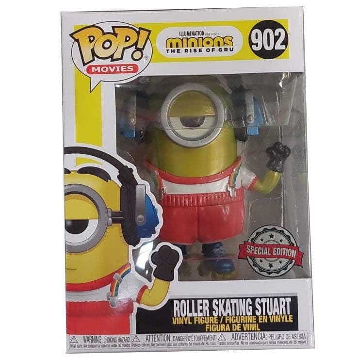 Minions Rulleskøjteløb Stuart Metallic Figur, Exclusive Edition view 2