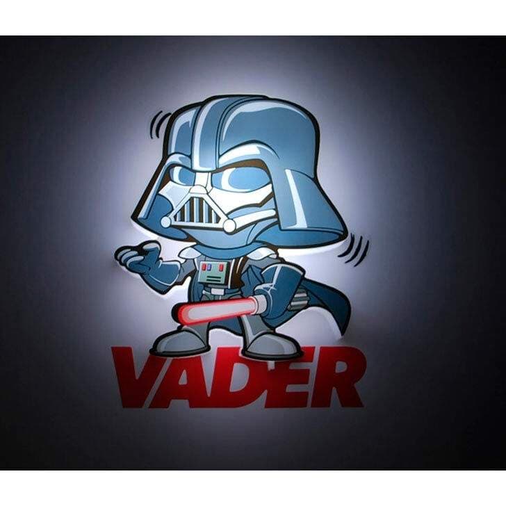 Darth Vader 3D Light FX minilampe til Star Wars fans view 2