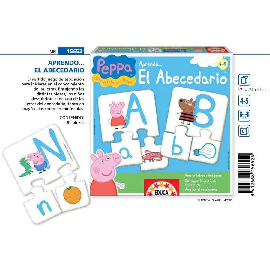 Peppa Pig Alphabet læringsspil til børn view 2