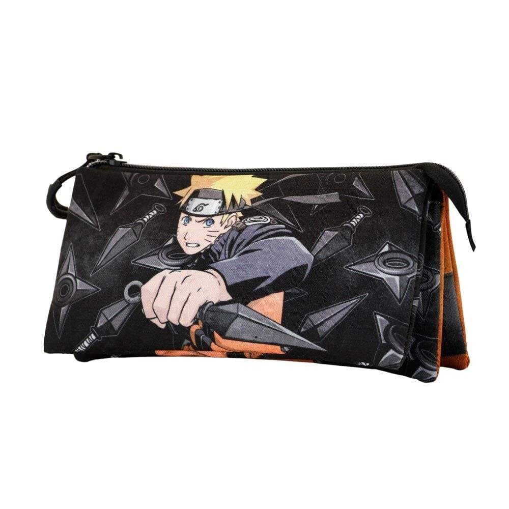 Naruto Shippuden Uzumaki tredobbelt penalhus til skoleartikler