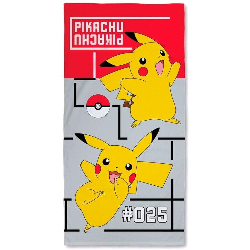 Pokemon Pikachu strandhåndklæde i bomuld