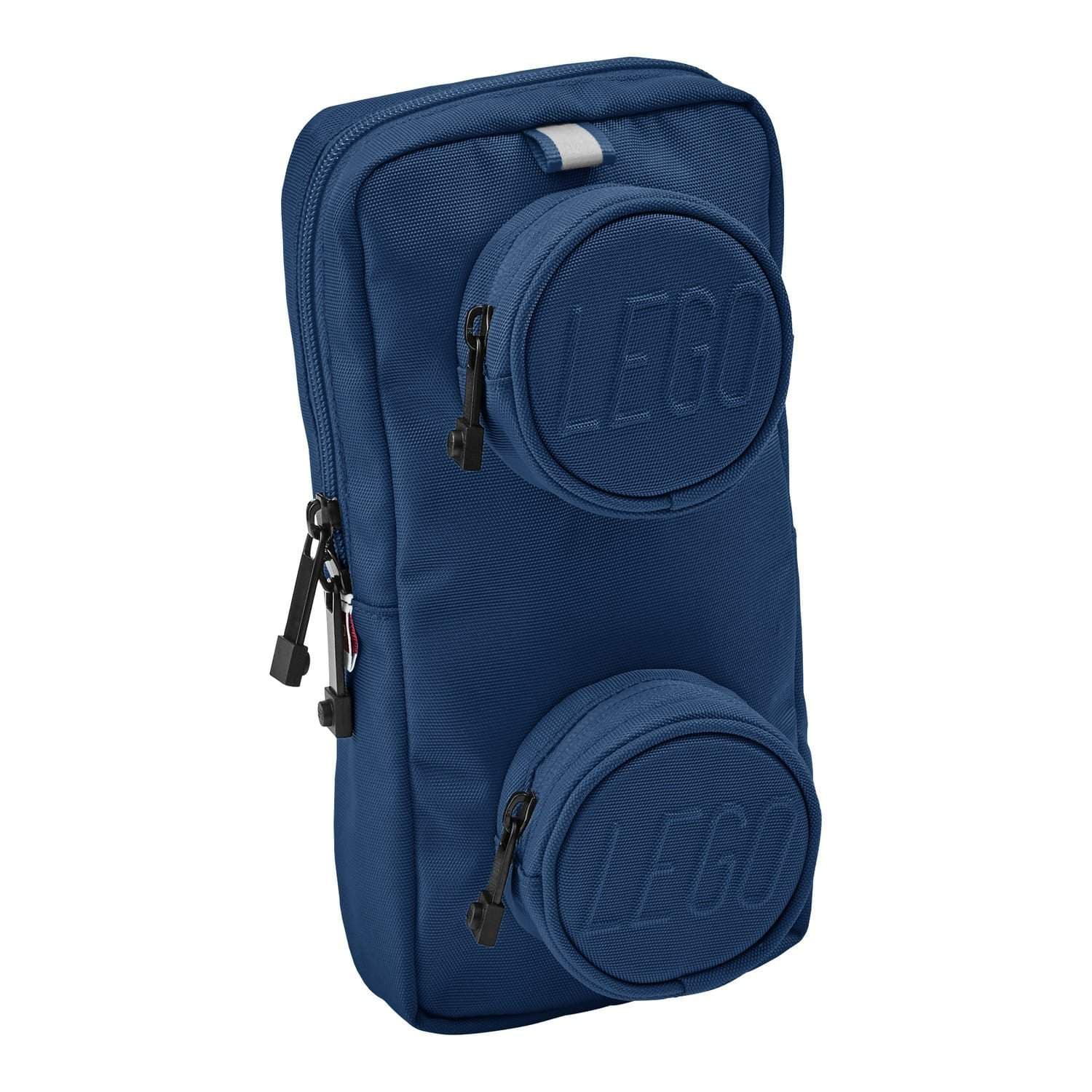 1x2 LEGO Brick Sling Bag i Earth Blue Color