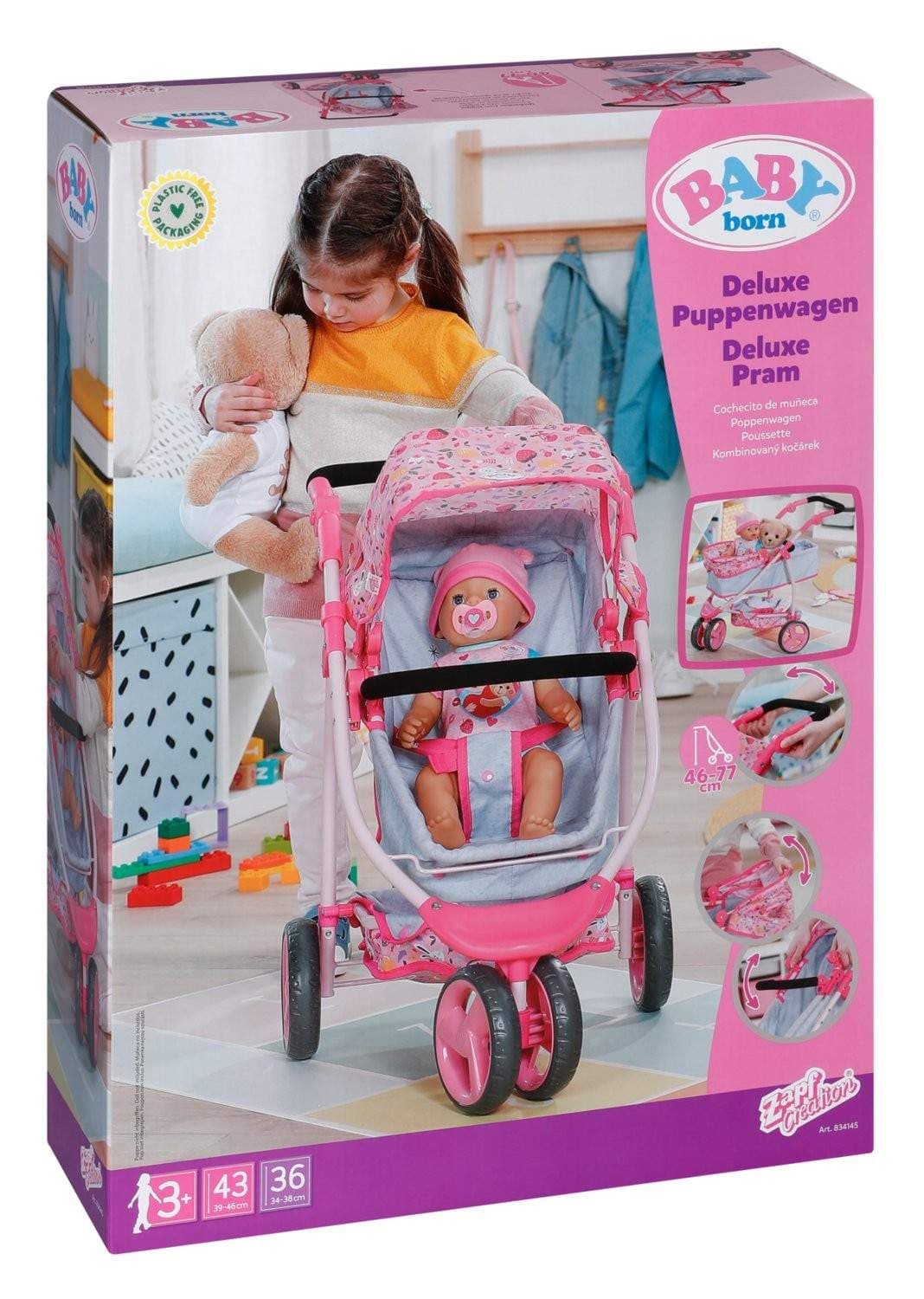 Baby Born Barnevogn Deluxe
