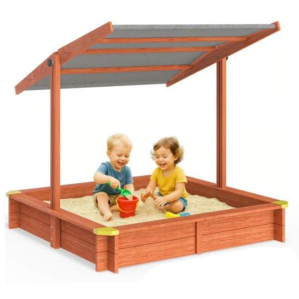 Sandkasse Max 120x120cm UV-beskyttelse 50+