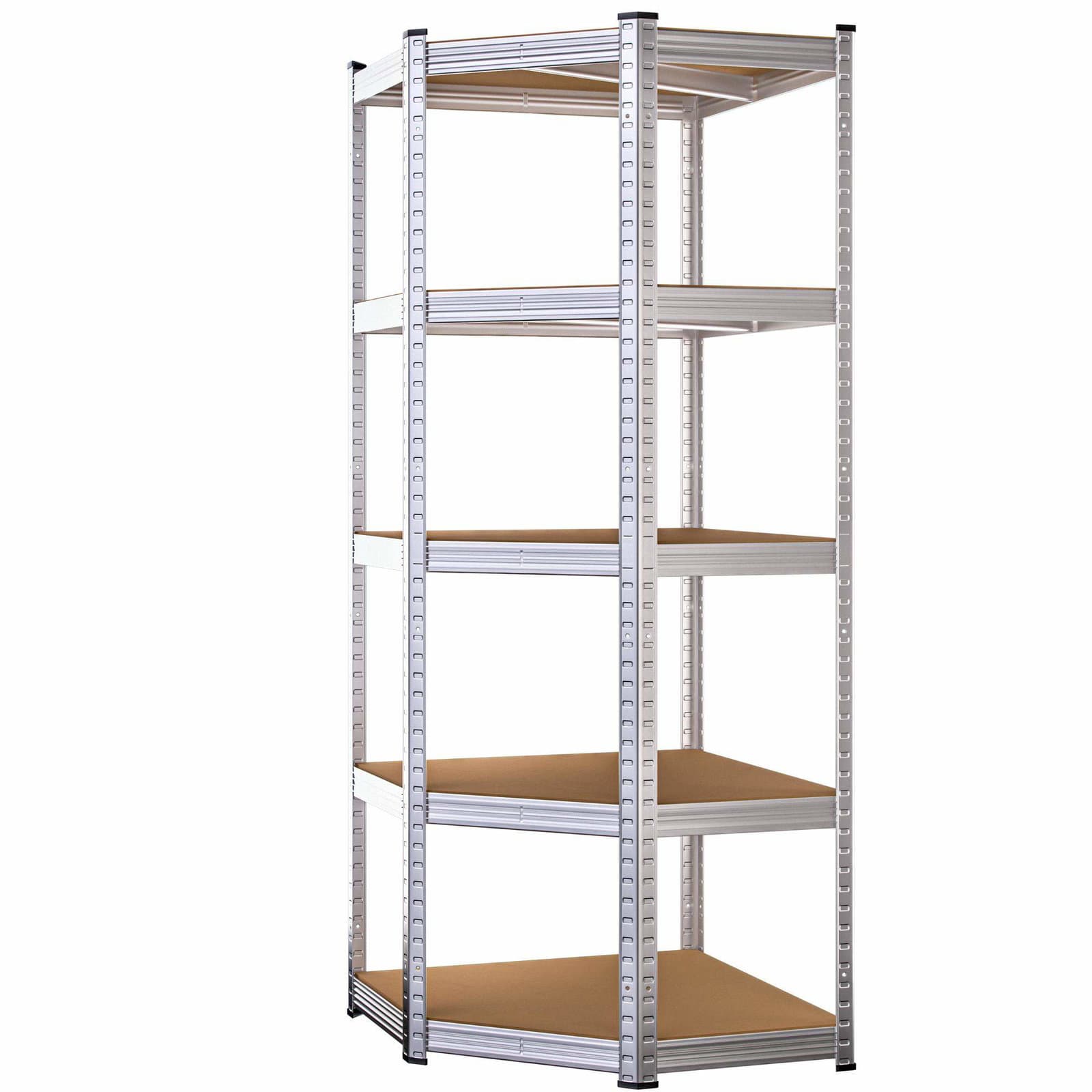 Kraftig hjørnehylde, galvaniseret stål, 875 kg kapacitet view 2