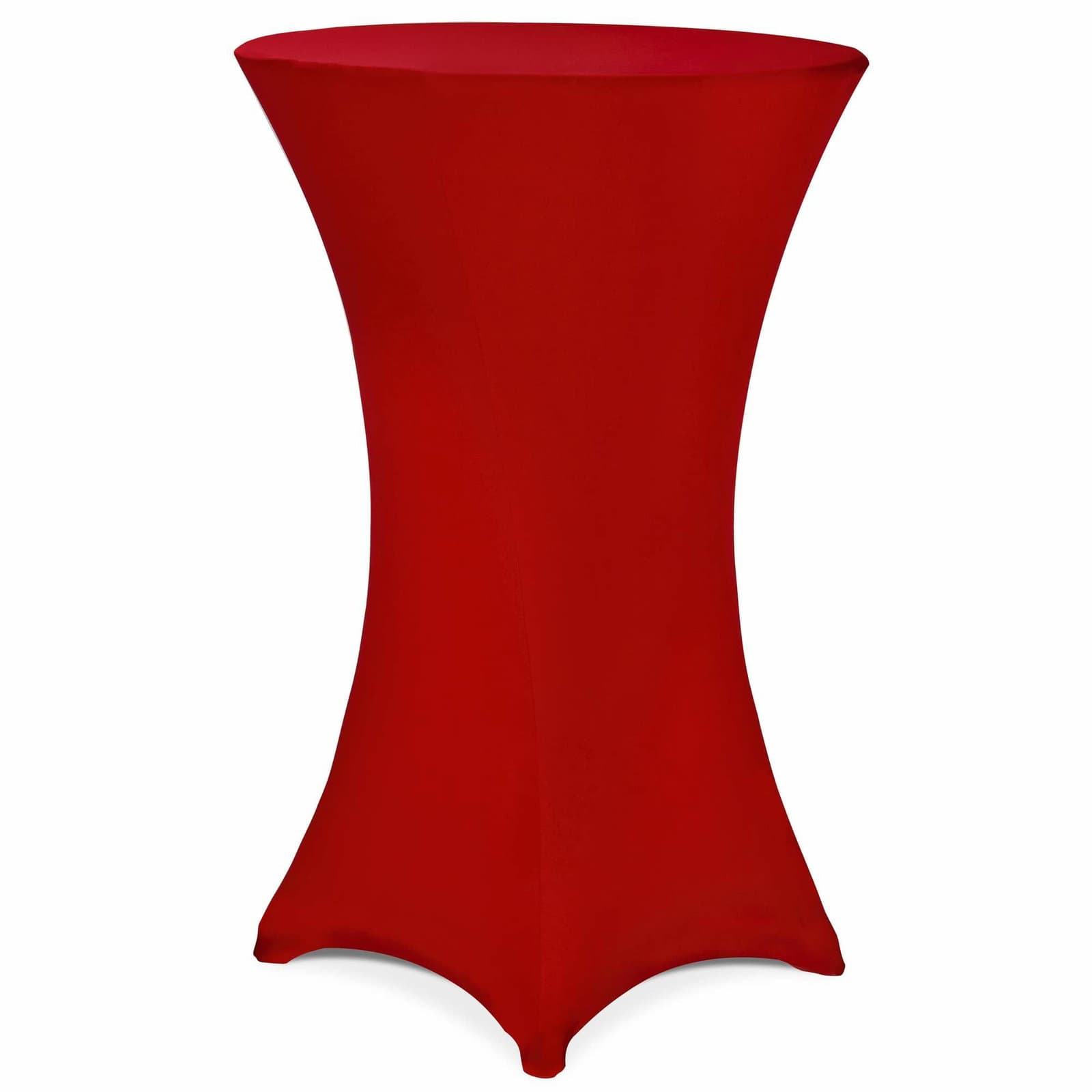 Cocktailborddæksel, rød, 70 cm, krølfri