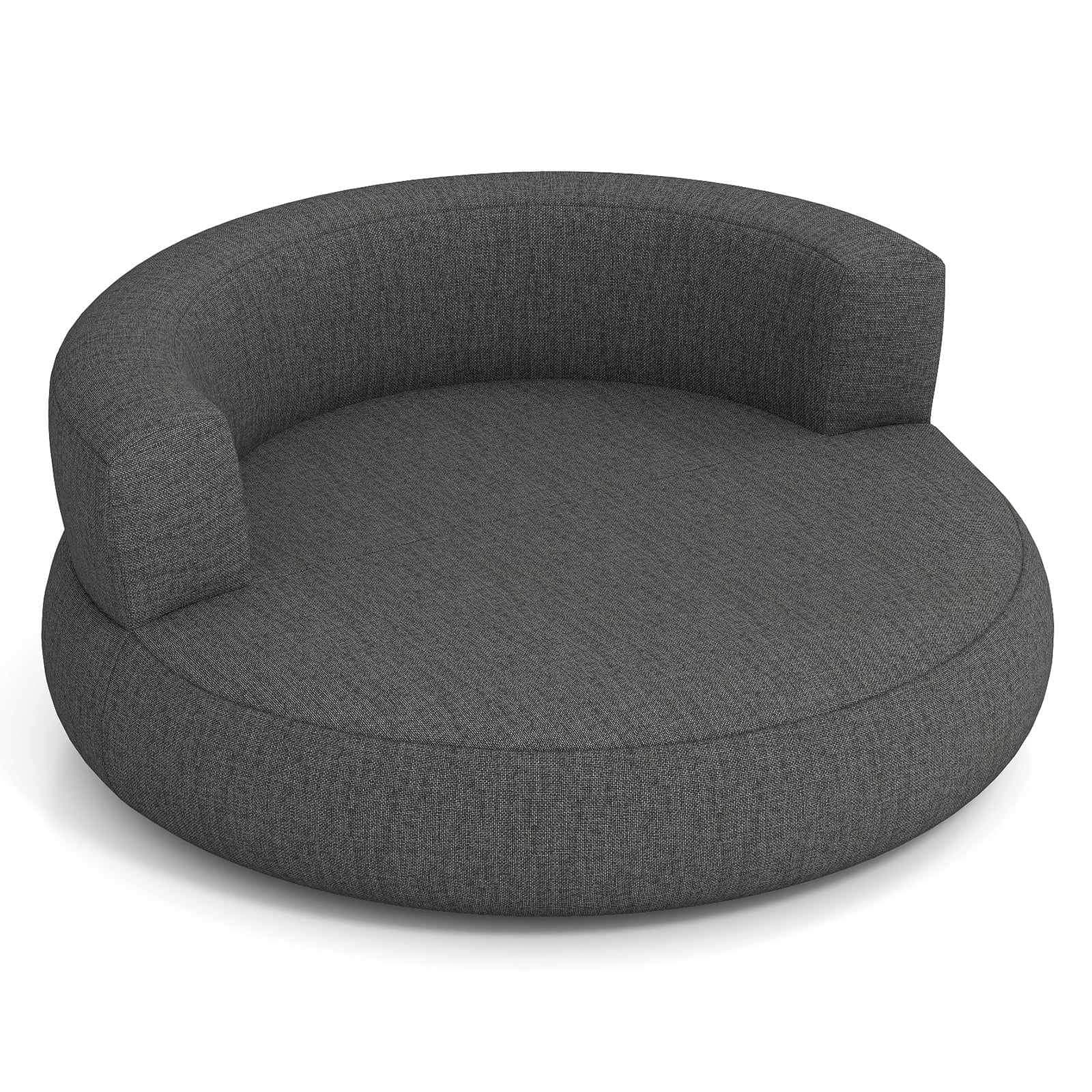 Oppustelig sofa med aftageligt betræk – 142 cm grå