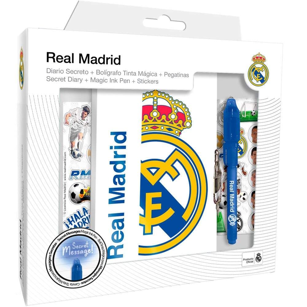 Real Madrid Dagbog + Magisk pen