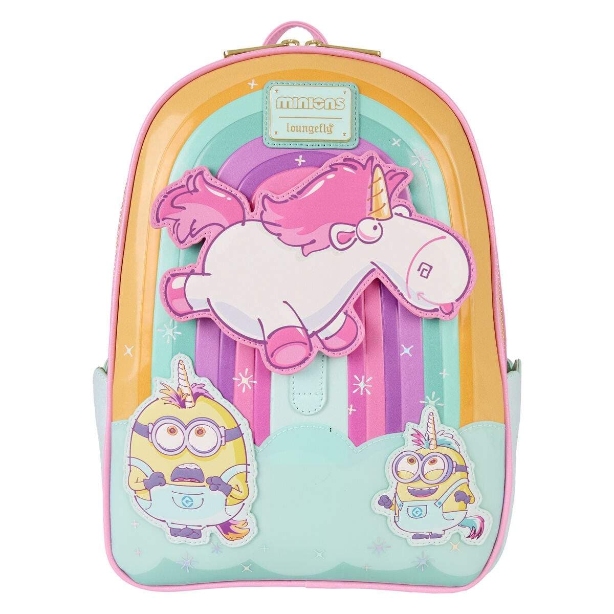 Loungefly Minions Fluffy Enhjørning rygsæk 30cm