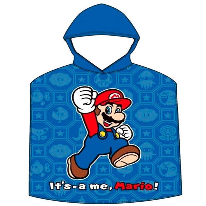 Super Mario Bros bomuldsponchohåndklæde
