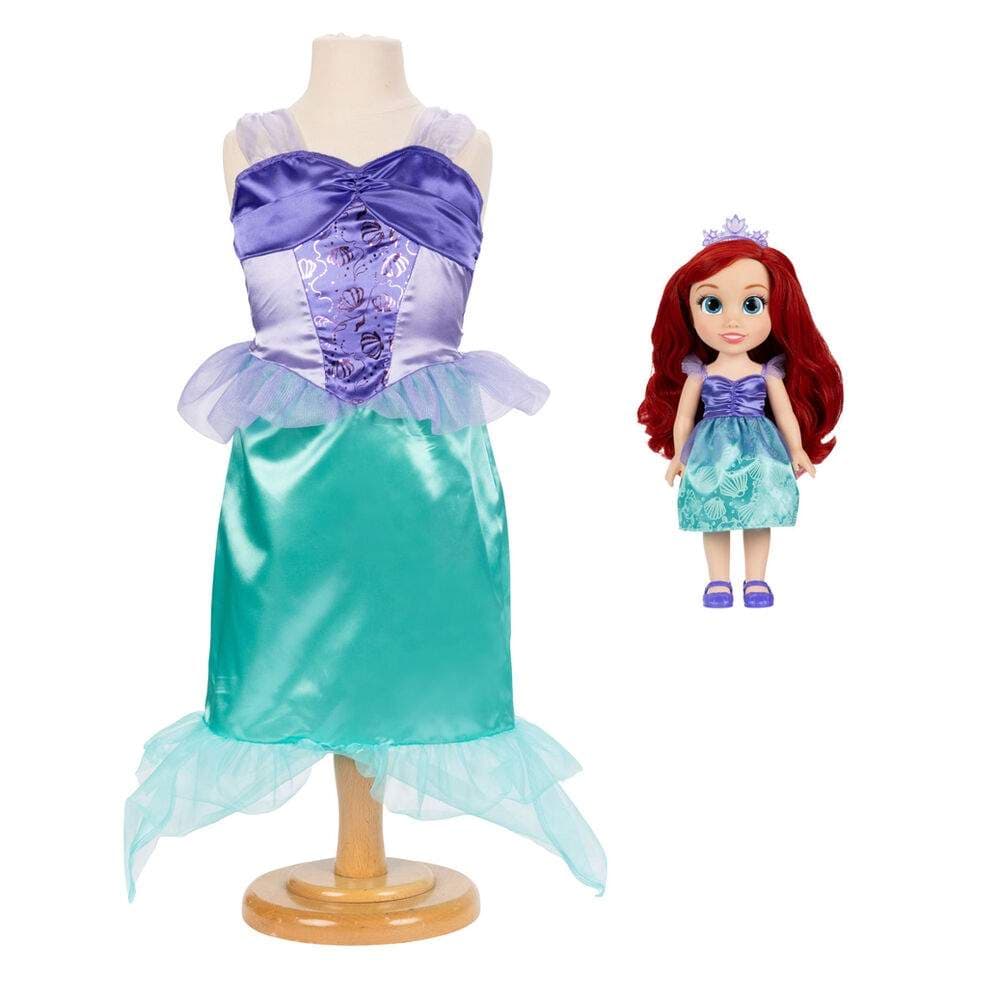 Disney Den Lille Havfrue Ariel dukke + kostume 38 cm view 2