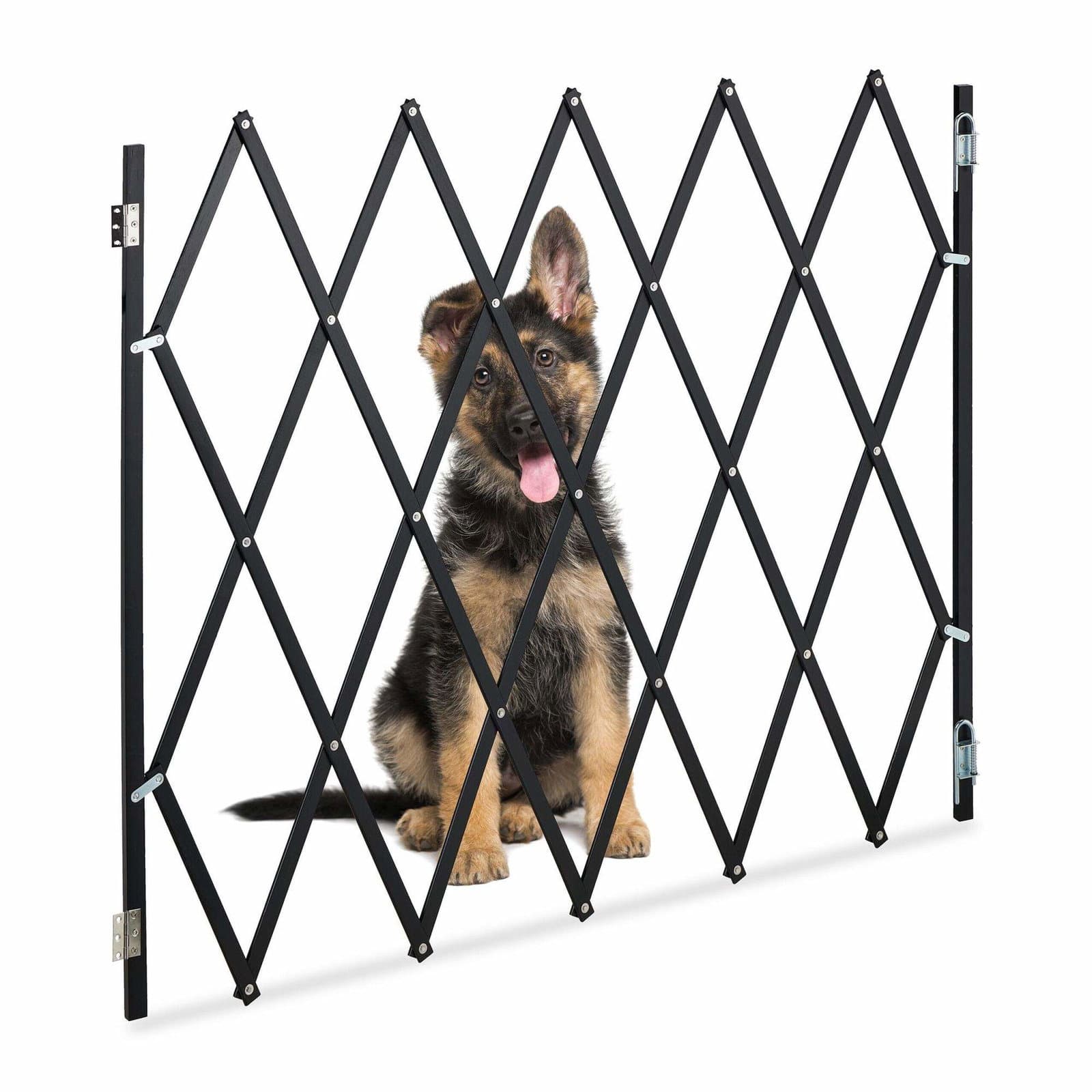Udtrækkelig hundebarriere, naturlig bambus