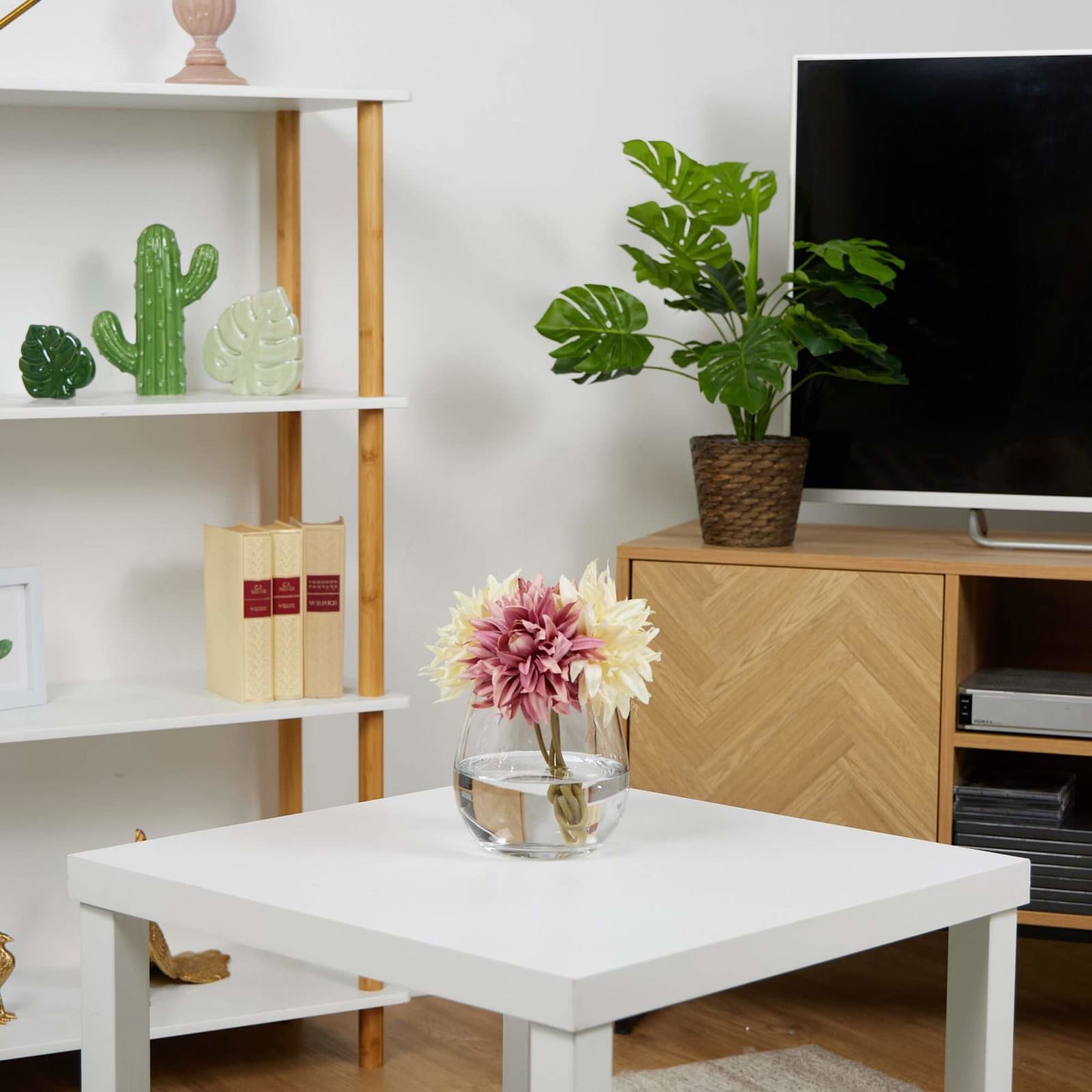 Blomstervase i glas