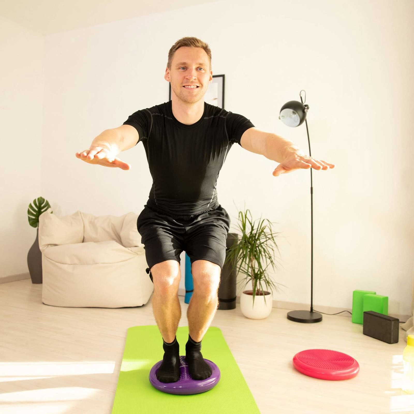 Balancepude 33 cm med luftpumpe view 2