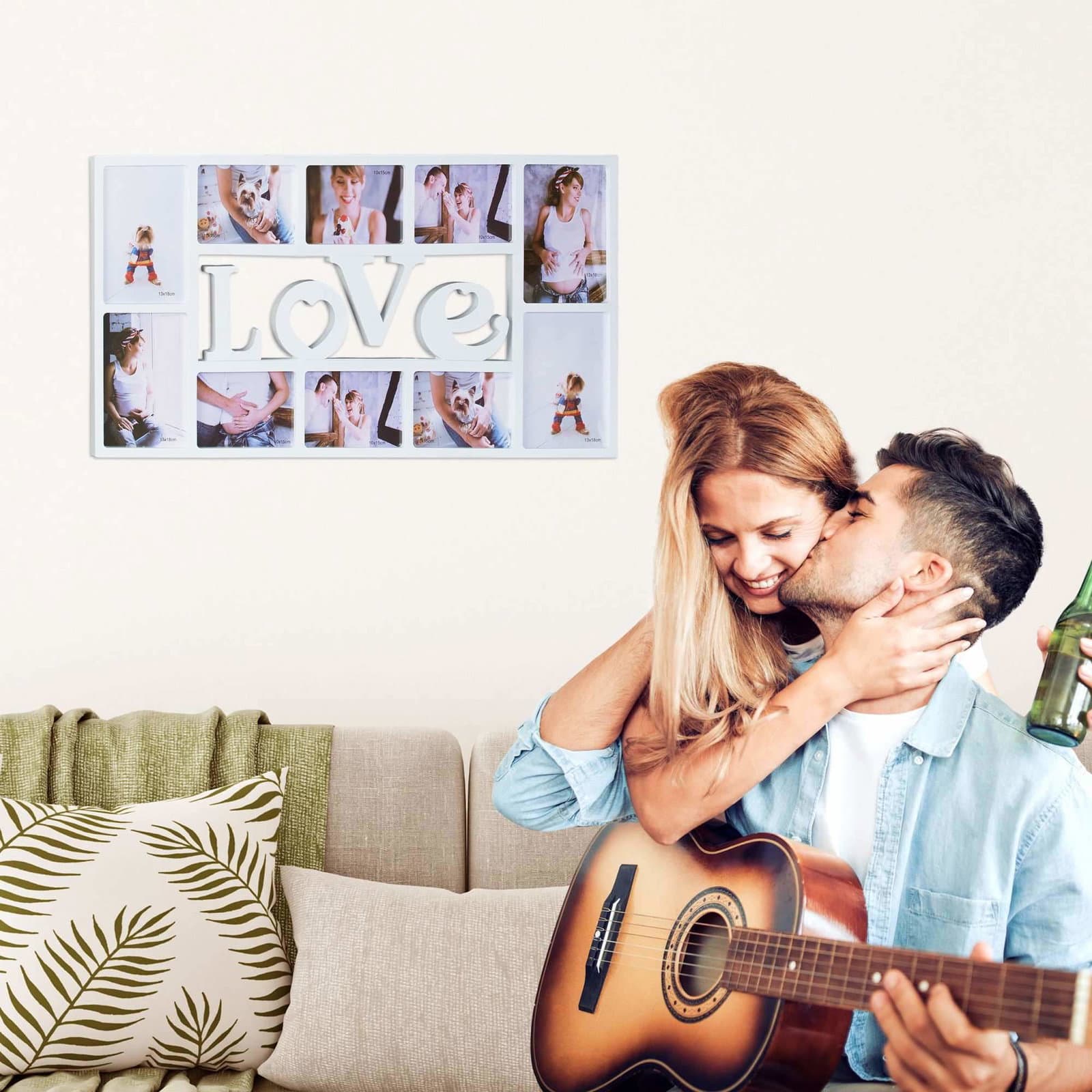 Collageramme LOVE til 10 billeder view 2