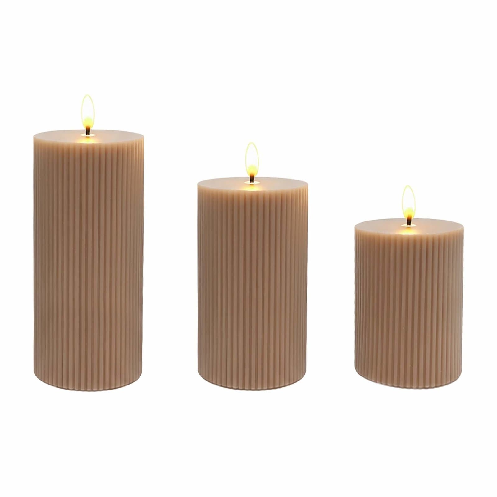 LED-vokslys – flammeløse, flimrende, sikre
