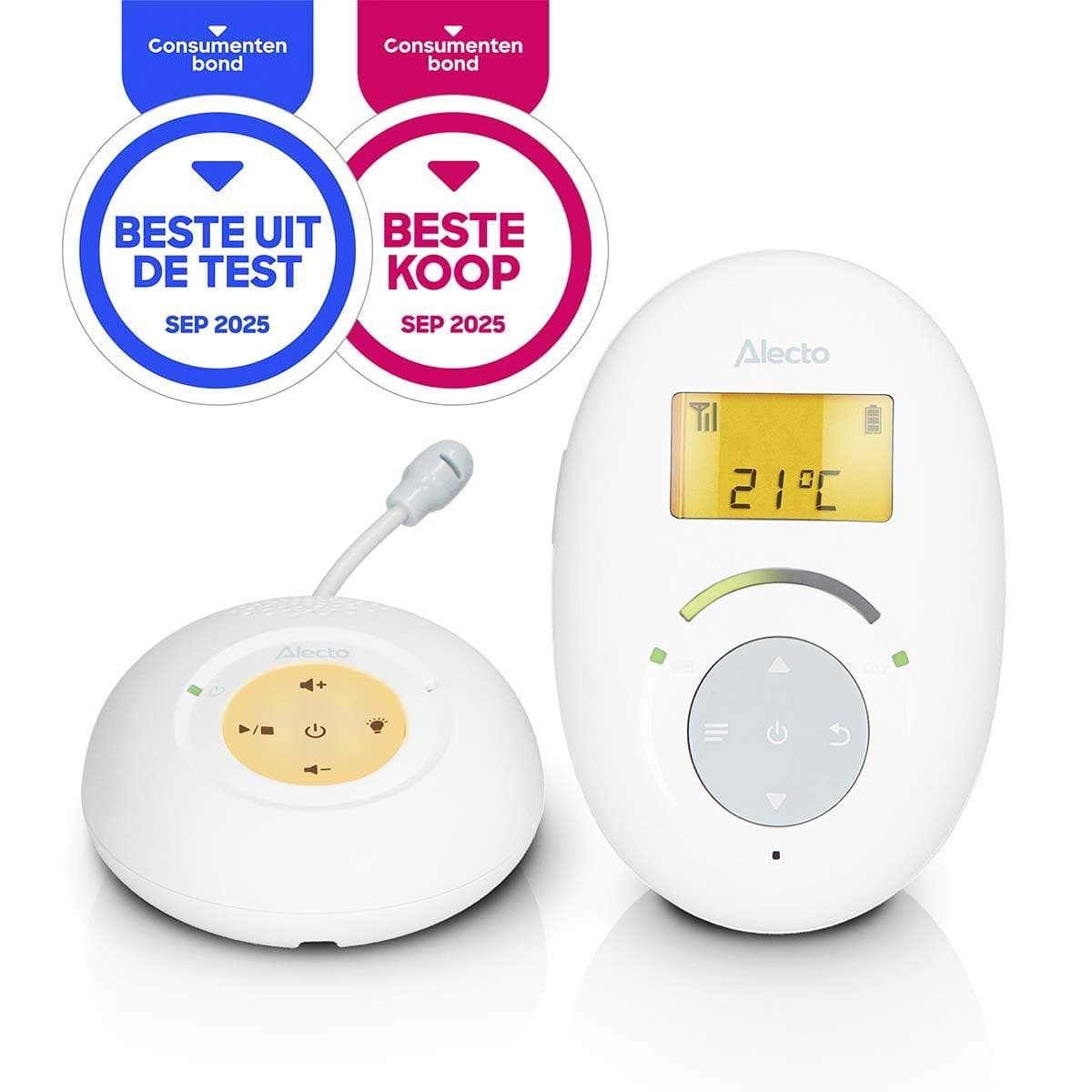 Eco DECT babyalarm med talkback og vuggeviser