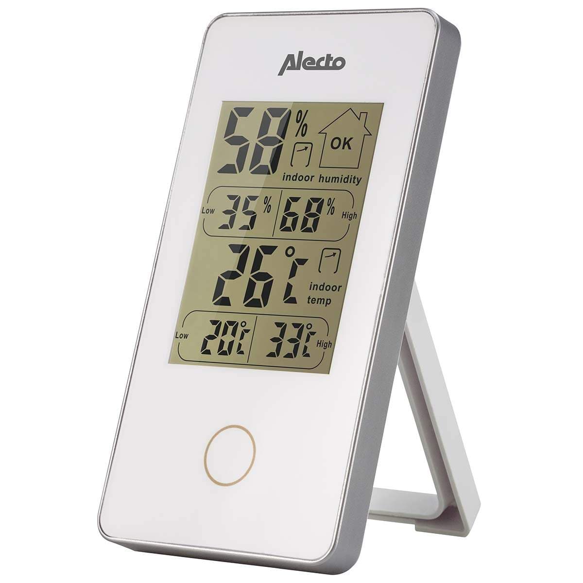 Indendørstermometer – Temperatur- og fugtighedsvisning view 2