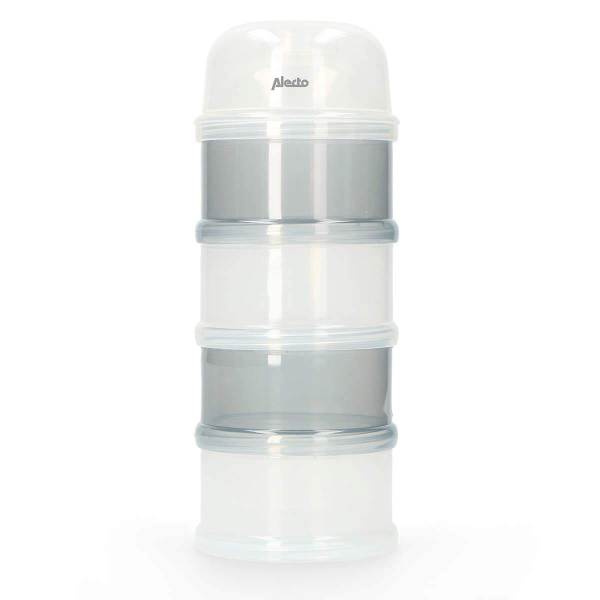 Mælkepulverdispenser – 4 bakker, BPA-fri, bærbar